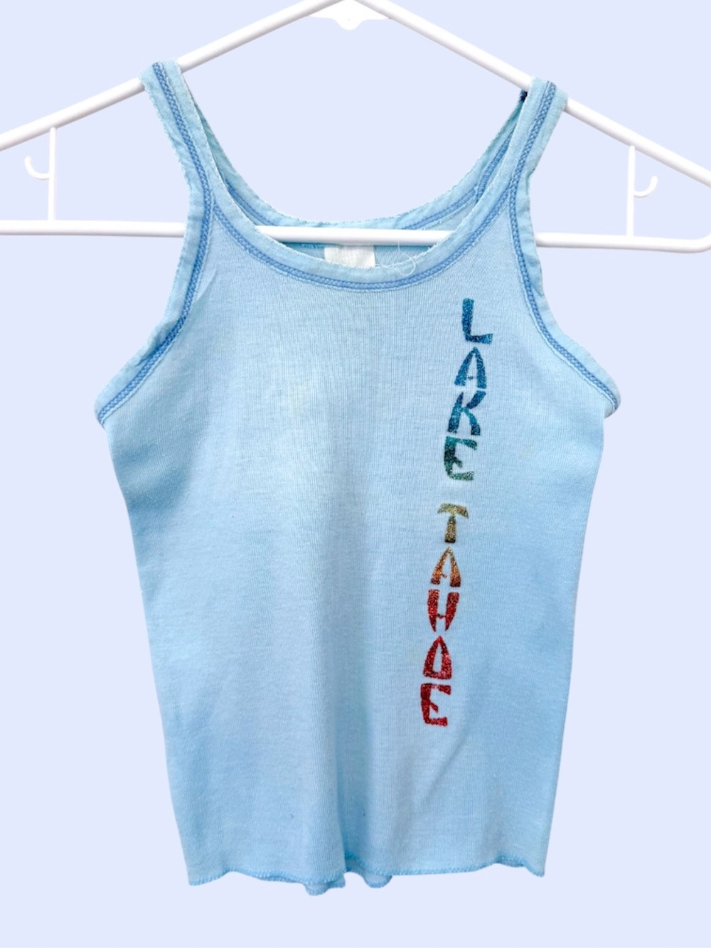 70s vintage Lake Tahoe baby tank cami